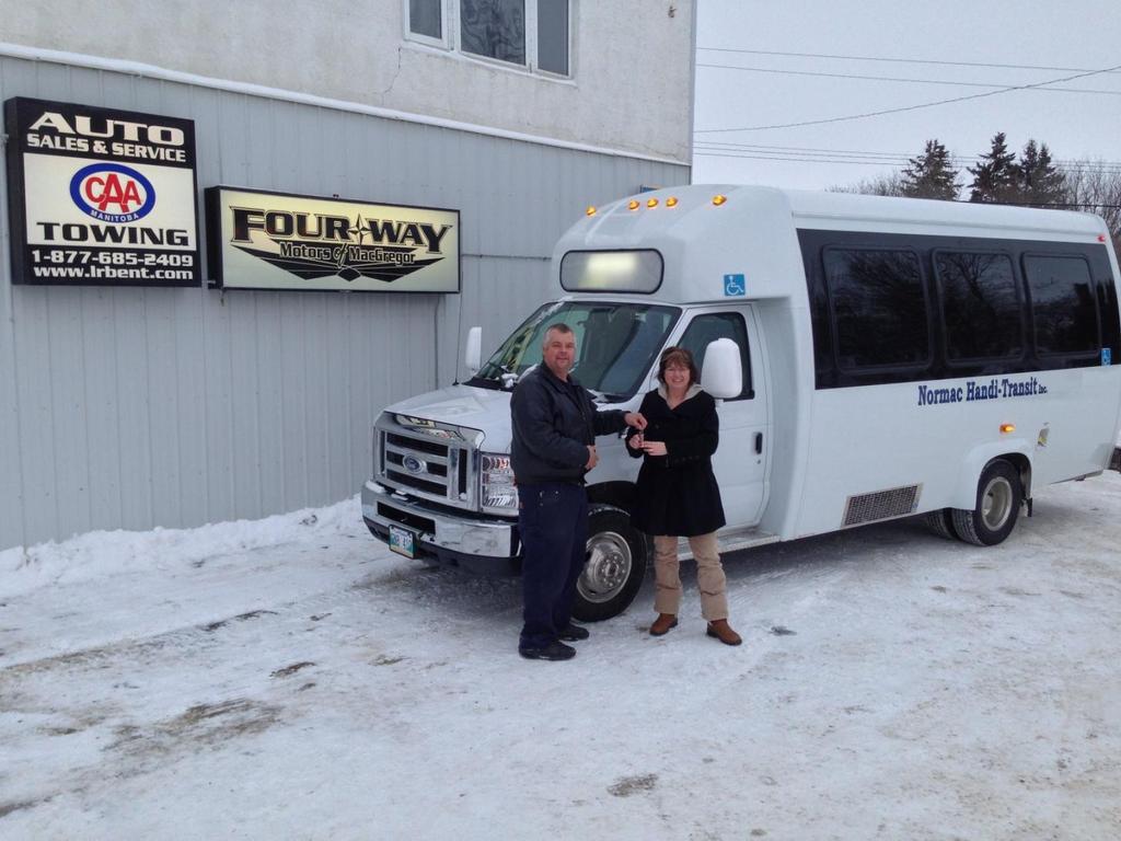 Normac Handi-Transit is a new handi-transit service that serves the Town of MacGregor and the Rural Municipality of North Norfolk.