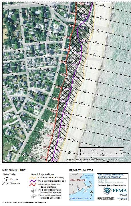 FEMA RI Coastal Erosion Hazard Mapping Non-Regulatory Prototype Map Technical approach can be expanded to other shorelines within the Region The final maps show coastal erosion hazard