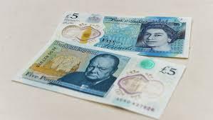 SEPTEMBER New five pound note is impossible to tear and can