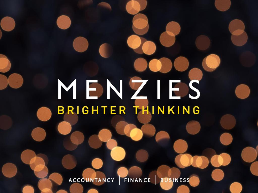 Menzies confidentiality statement This proposal is commercial in confidence. Its contents are the property of Menzies LLP and may not be circulated without our permission.