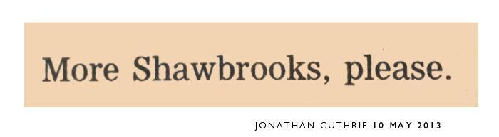 WHO ARE SHAWBROOK BANK?