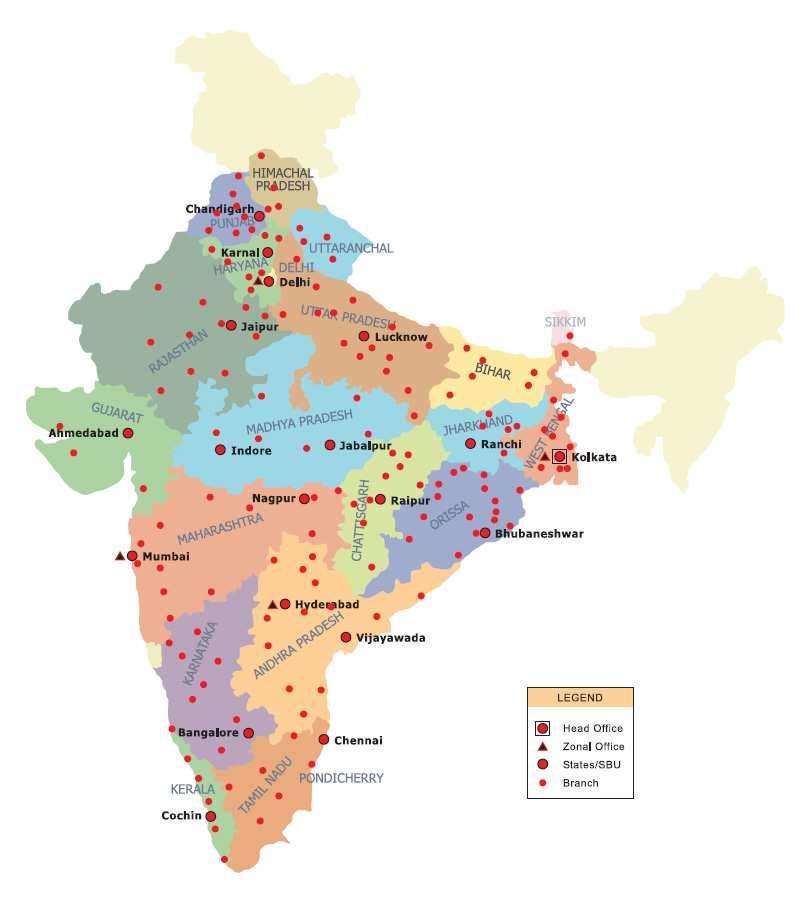 Our pan India presence, largely rural and semi rural 18 SBUs 190# Branch Offices across 21 States / UT Covering 2500+ business clusters 82% Branches in rural*/semi rural* markets Over 5000 employees