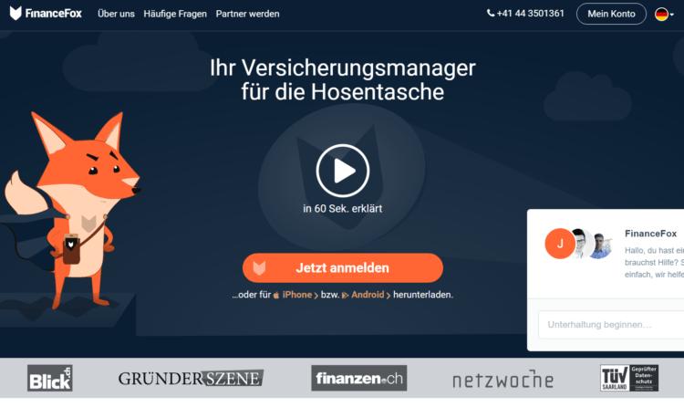 Seite 1 von 5 Swiss fintech startup FinanceFox grabs $28 million investment for insurance business 17