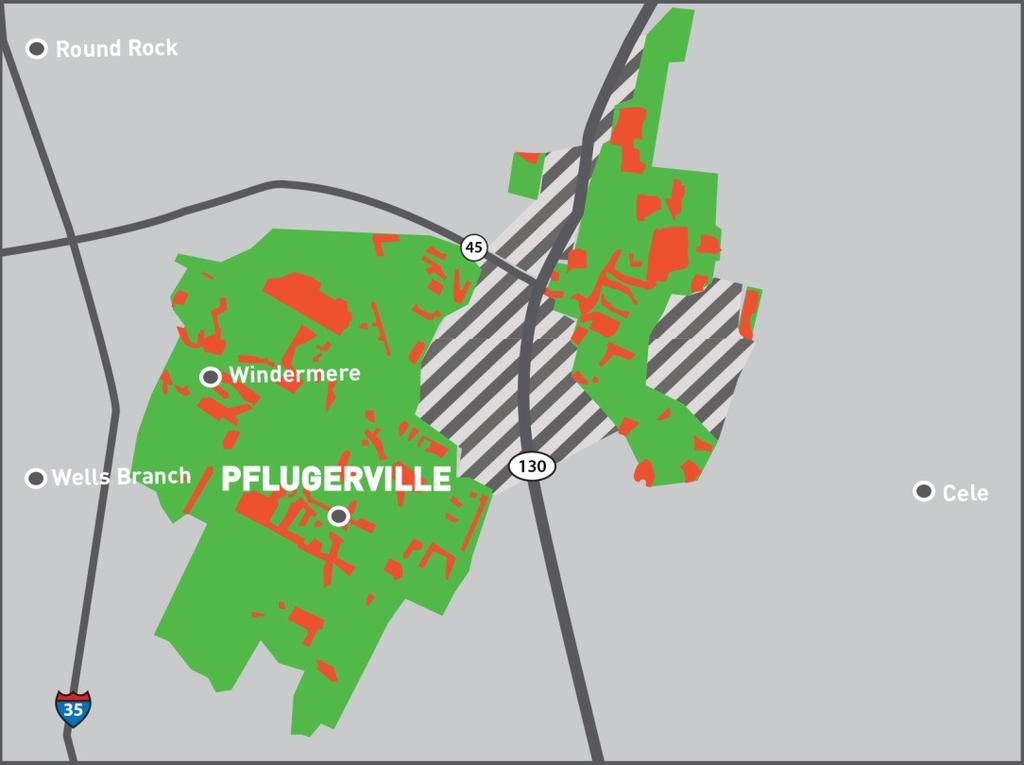 Pflugerville, Texas (near Austin s Google Fiber, but not directly competing with Google)