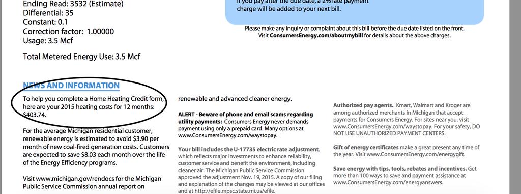HHC-CONSUMERS ENERGY Page 2 of the