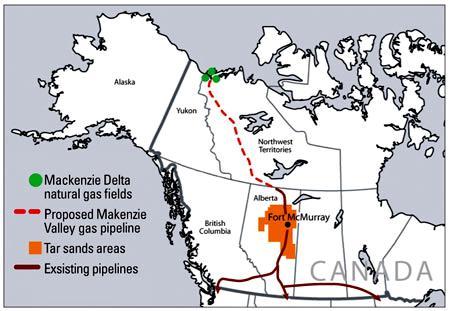 Natural Gas Development for Oil Sands Production
