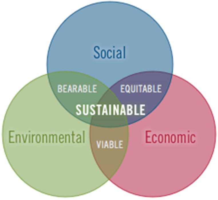 The Concept 2/2 Three pillars of sustainable development Key message: you