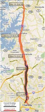 Project Description In 2009, NCDOT conducted a Fast Lanes Study that analyzed 12 corridors in a 10 county region.