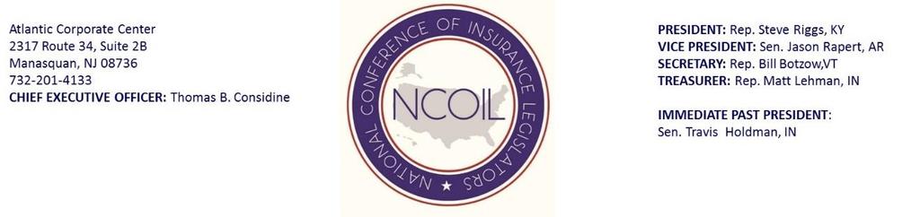 NATIONAL CONFERENCE OF INSURANCE LEGISLATORS Credit Default Insurance Model Legislation Adopted by the NCOIL Executive Committee on July 11, 2010.