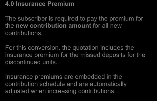 1.0 Principal: To date, the subscriber has contributed $0.00 in principal. If the subscriber had been contributing $209.