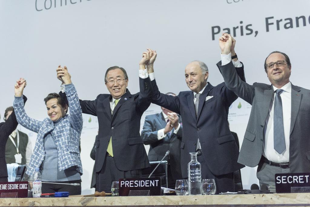 The Paris Agreement on Climate Change Key elements: Goal to limit global average temperature increase to well below 2 C above