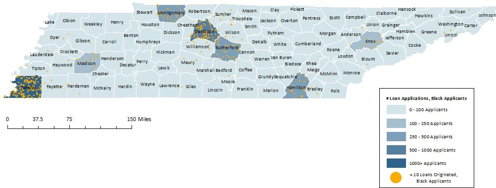 Map 2: Total Loan Applications and