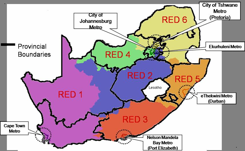 CHAIRMAN S REPORT : 6 Wall-to-Wall RED Boundary Map Cape Town Metro Ekurhuleni