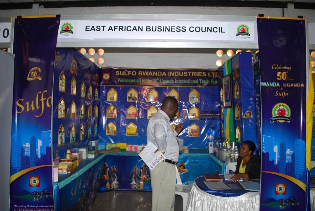 EABC MONTHLY E-NEWSLETTER Page 3 EABC MEMBERS PARTICIPATE IN THE UGANDA INTERNTERNATTIONAL TRADE FAIR 2012.