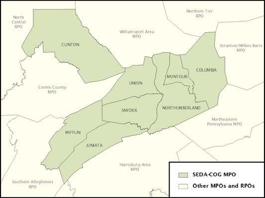 INTRODUCTION The SEDA-COG Metropolitan Planning Organization (MPO) adopted the region s Long Range Transportation Plan in December 2011, while functioning as a Rural Planning Organization (RPO) at