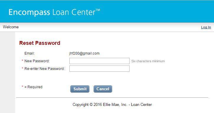 Click on the link to access your Loan Center Account 3.
