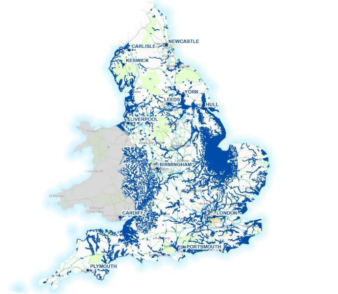 Local detailed models Over 65% of the total floodplain currently covered by local detailed
