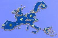 unified currency EU - European Union Group of 15 countries w/ no tariffs or import