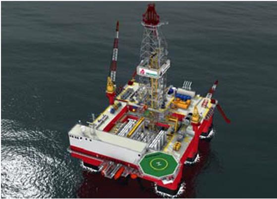 0bn Principal Features: Maximum water depth: 10,000 feet Built: 2012 Builder: Jurong Shipyard Customer: Tullow Oil Contract details: Dayrate: $535,000 Contract End