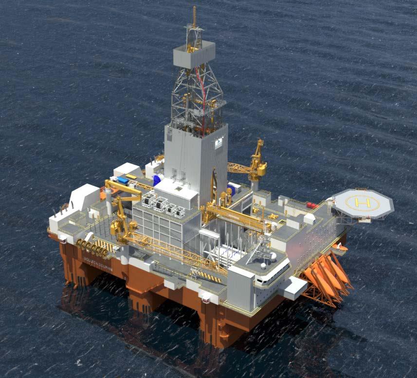 Bollsta Dolphin Moss Maritime CS 60 E (Enhanced) design from HHI Estimated delivery 1Q 2015, total cost estimated to USD 740 million including two BOPs Engineering