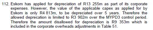 Operating costs Eskom Holdings RCA Submission FY 2016/17 Page: 80 TABLE 47: THE ALLOWED EMPLOYEE COSTS FOR GENERATION, TRANSMISSION AND DISTRIBUTION R'm 2016/17 Manpower Applied for 23 345 Manpower