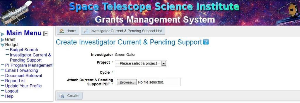 Budget Narrative A Budget Narrative document is required for all budgets. Please check the Grants Administration website http://www.stsci.