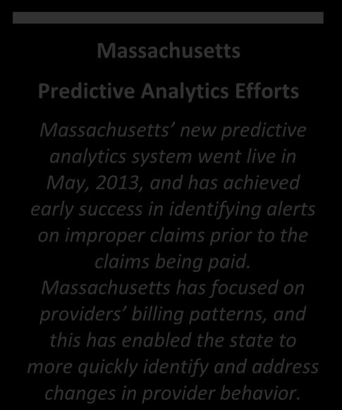 Michigan Predictive Analytics Efforts Ensuring access to all potential data sources within the state is a key need in developing a new predictive analytics system.
