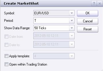 Marketscope User Guide How to Create a Chart Method #1 1. Go to Charts in the menu bar. 2. Then click on Create MarketShot. This will enable you to create the chart that you want. 3.