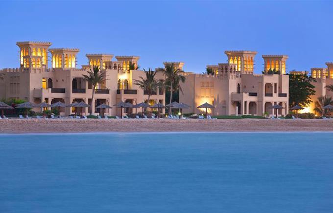 3- Hilton Al Hamra Beach & Golf Resort In between the sea and the mountains, Hilton Al Hamra Beach & Golf resort is set alongside a private beach, surrounded and an