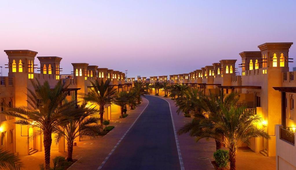 7- Al Hamra Residence & Village Set along the pristine beaches of the Persian Gulf, Al Hamra Residence and Village is the perfect getaway from the daily grind.