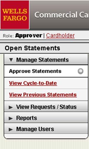 Switching Between Approver Roles This function is