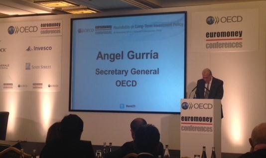 Key Note Address of the OECD Secretary General Angel Gurría: Tomorrow s Growth Calls For Investment Today Long-term investment is fundamental to the pursuit of stronger, greener, fairer growth.