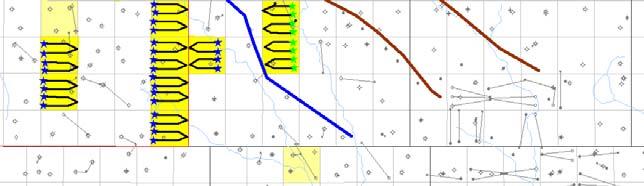 shown Carrot Creek Cardium Development R14 R13 R12W5 VRO T52 4-16 315 BOE/d 3-9 T51 4-27 Development Potential (Gross/Net) 41/19.