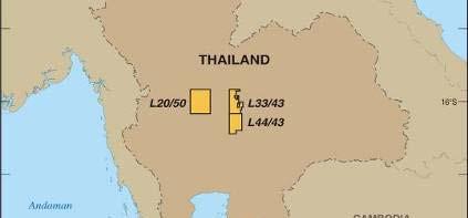 L52 & L53 Applications Thailand Carnarvon 50%,