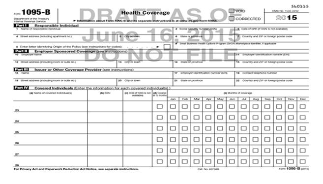 Form 1095 A The Marketplace Form is issued by The Marketplace by January 31 SSN s are allowed to be truncated The Premium Tax Credit will be a factor A reconciliation or credit computation will be