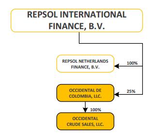 Corporate structure The corporate structure of the Group as at December 31, 2016 is shown below: During the year, the group entity Repsol Capital S.L. has been transferred within the Repsol group.