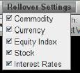 How to Set Trade Rollover Properties Once a trade is executed it will appear in the Open Transactions window. The trade will automatically be set to Default in the Trans R/O field.