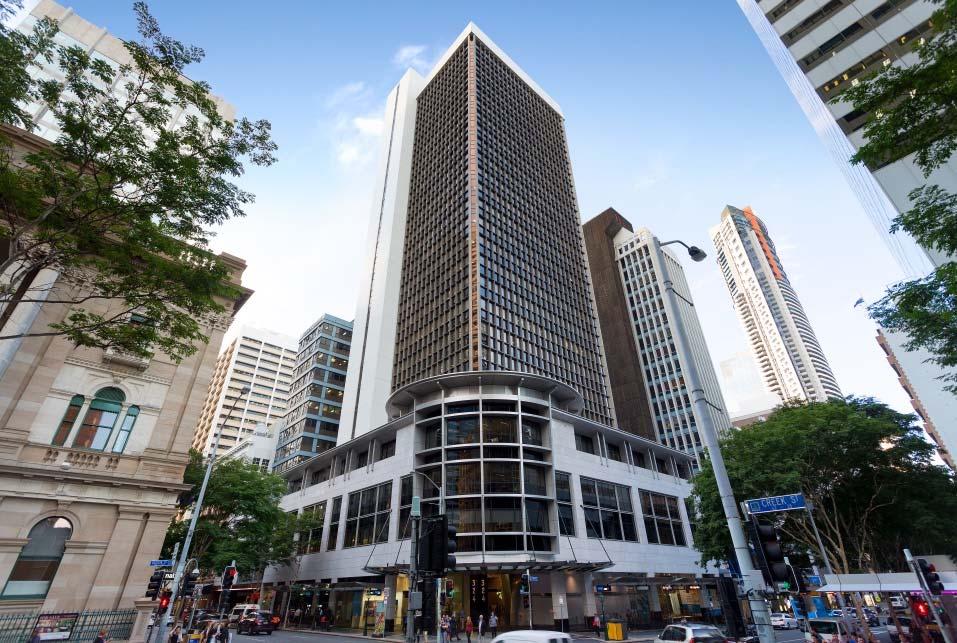 It s all about the property 324 Queen Street - Brisbane QLD Abacus acquired a 50% interest in 324 Queen Street, Brisbane in December 2016 for $66 million on an initial yield of circa 7.