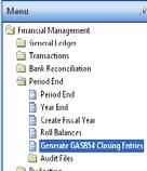 GASB54 How will you handle GASB54 entries?