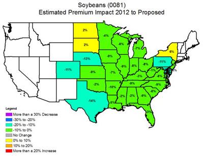 2013 Crop Insurance Soybean Premiums Source: USDA Risk Management Agency, November 2012 2013 Crop Insurance Decisions Unit Coverage?