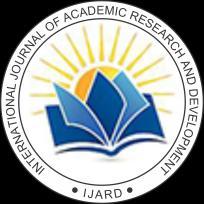 International Journal of Academic Research and Development ISSN: 2455-4197, Impact Factor: RJIF 5.22 www.academicsjournal.com Volume 2; Issue 1; January 2017; Page No.