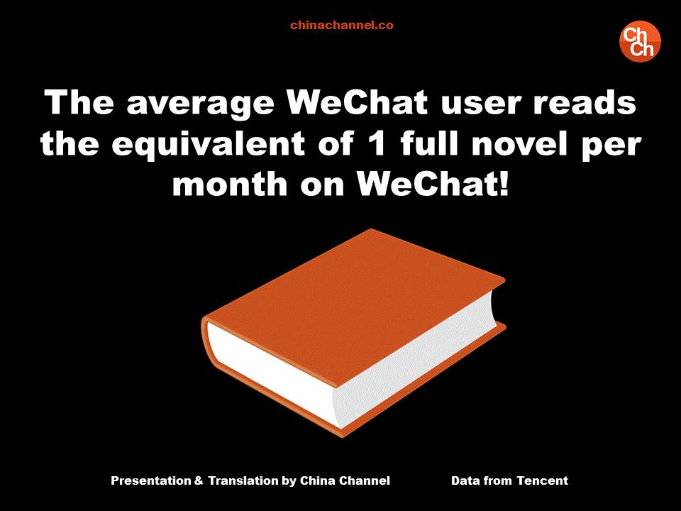 THE AVERAGE WECHAT USER READS THE