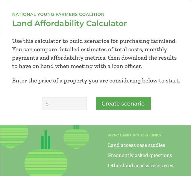 3. Creating and switching scenarios The Calculator begins with a landing page that requests you enter a property price.