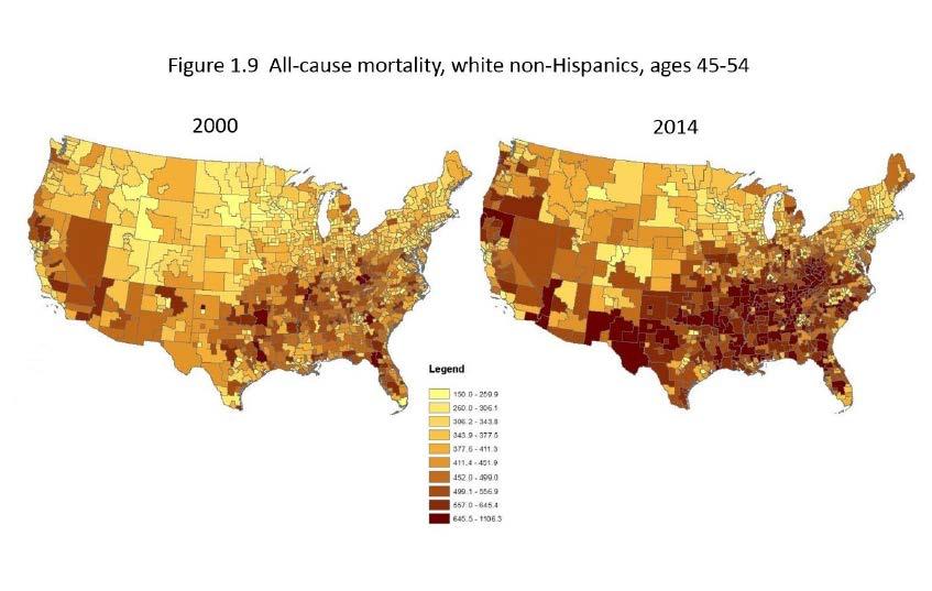 Source: Mortality and Morbidity in the 21 st Century, Anne Case and