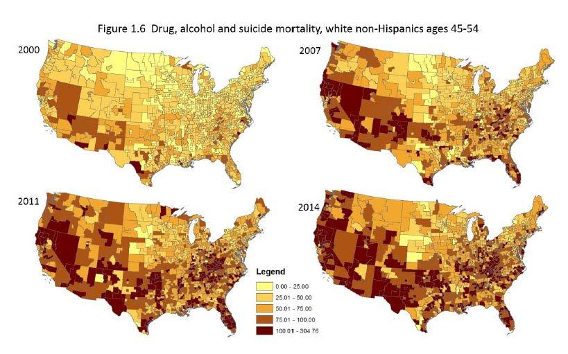 Source: Mortality and Morbidity in the 21 st Century, Anne Case and