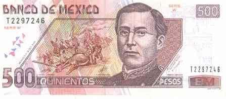 6.8. Currently one can buy 1 U.S. Dollar for 11 Mexican Pesos. Dollar and Peso interest rates are 4.0% and 6.