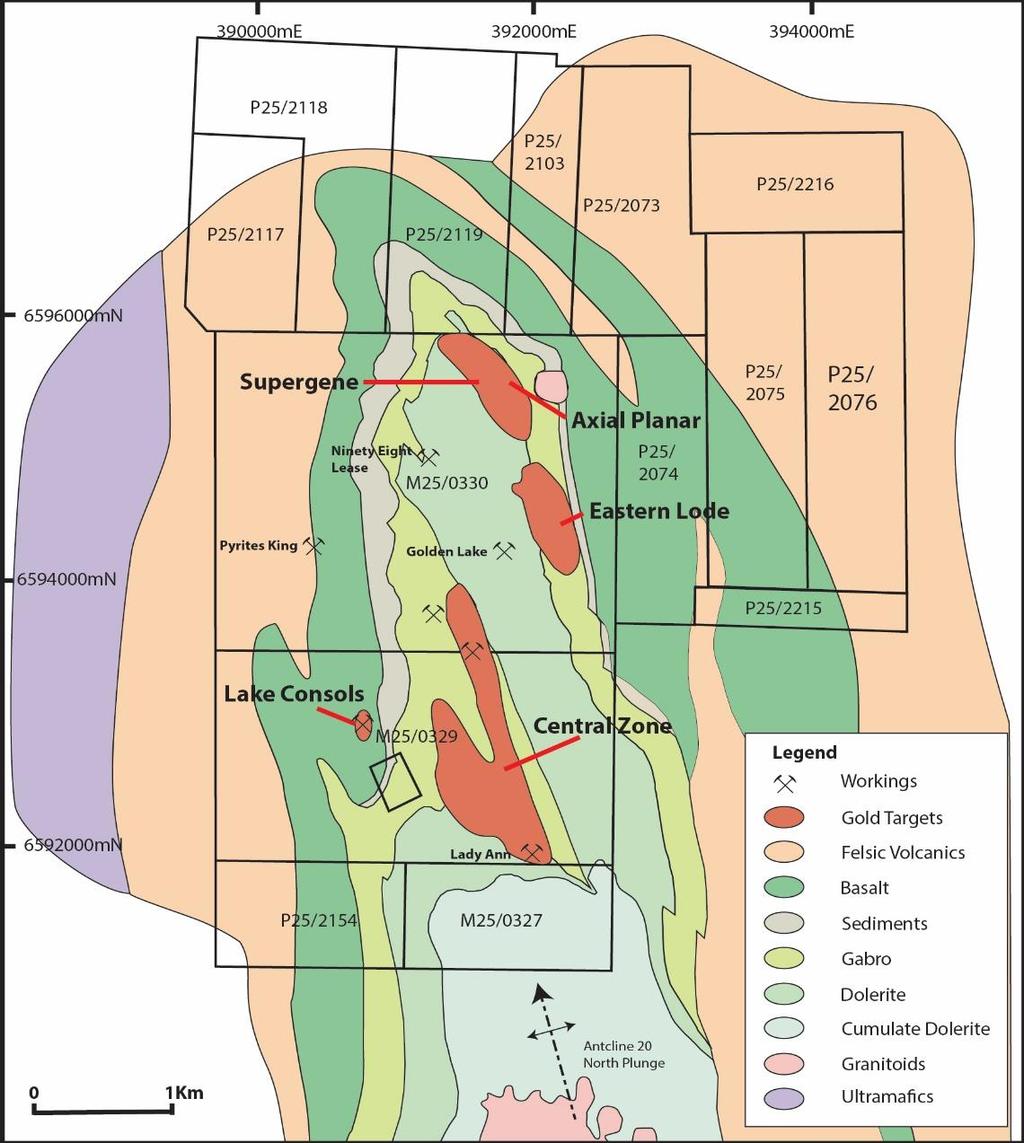 3. Glandore Gold Project Right Address Conceptual Exploration Target is 500,000 to 2,500,000 tonnes with grades in the