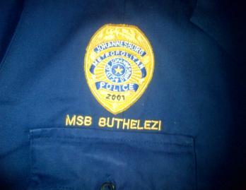: REQUEST FOR QUOTATION FOR: Embroidery of Badge and Name Tag on JMPD Uniform 1 ITEM DESCRIPTION SPECIFICATION QUANTITY REQUIRED Embroider JMPD shield and Initials and