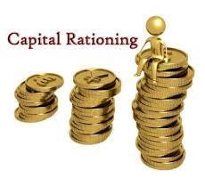 TM Capital rationing Capital rationingis a common practice in most of the companies as they have more profitable projects available for investment as compared to the capital available.