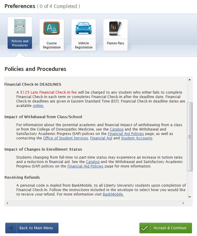 Policies and Procedures Policies and Procedures Select the first icon labeled Policies and